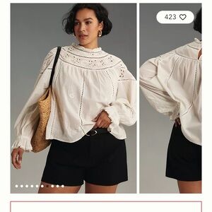 Anthropologie Peasant Cut Blouse